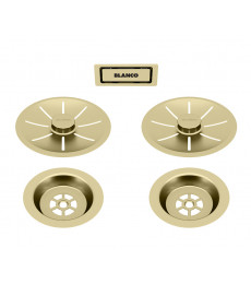 Blanco InFino® sada Gold Edition pre dve vaničky