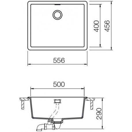 Schock Greenwich N-100L horná montáž